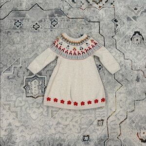 Hanna Andersson gnome sweater dress, 2T